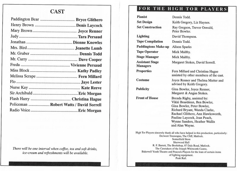 Paddington Bear, High Tor Players 1996, picture 4