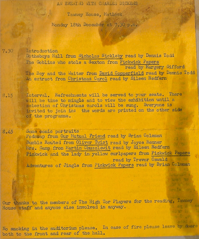 An Evening with Charles Dickens, High Tor Players 1979, picture 1