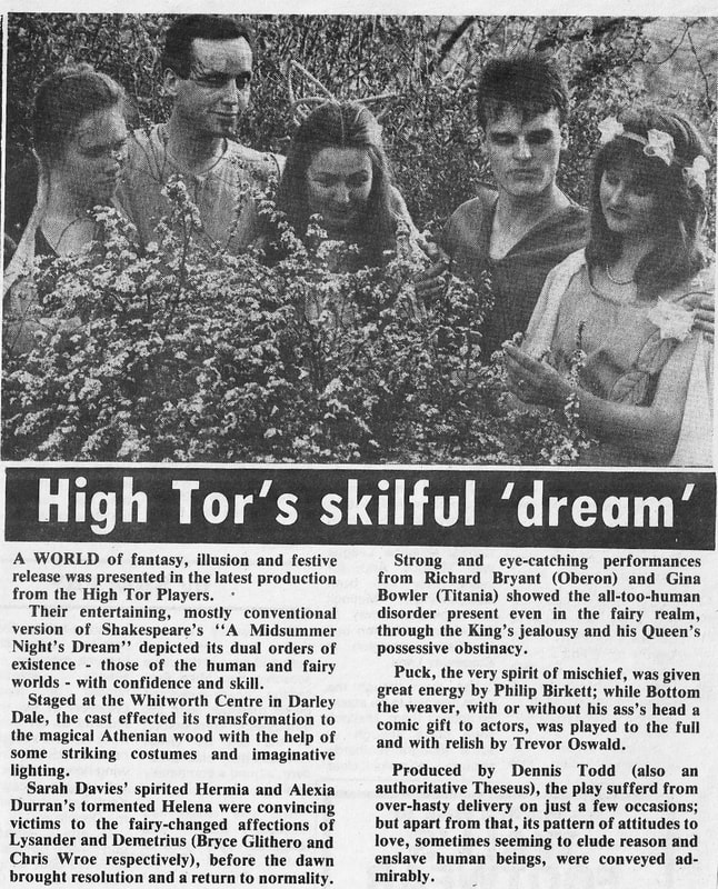 A Midsummer Night's Dream, High Tor Players 1989, picture 1