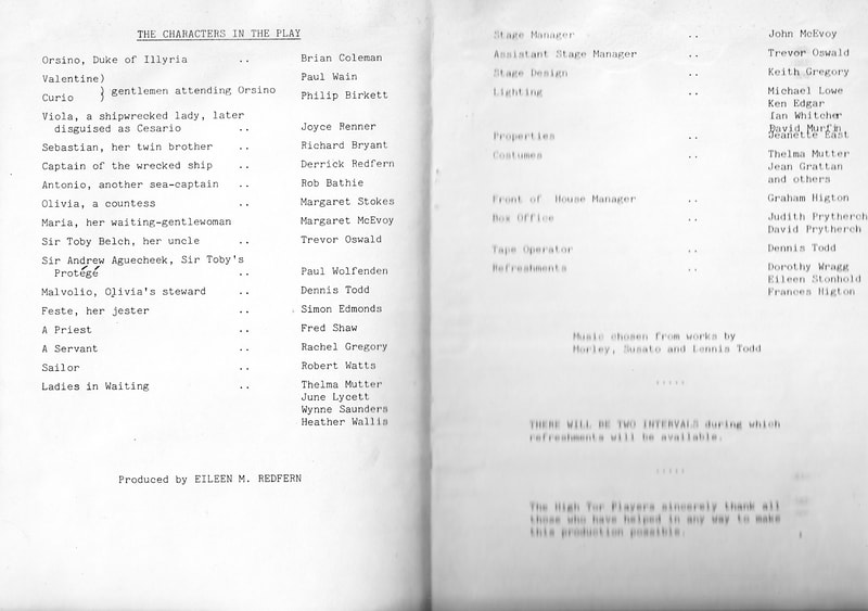 Twelfth Night, High Tor Players 1980, picture 17