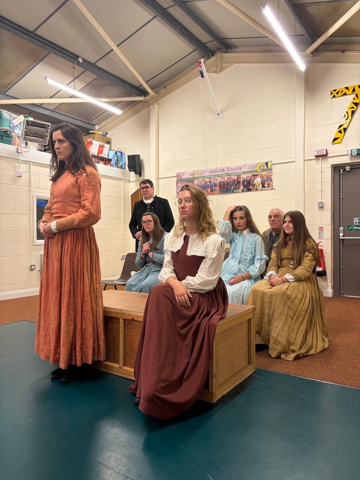 Rehearsing for The Crucible