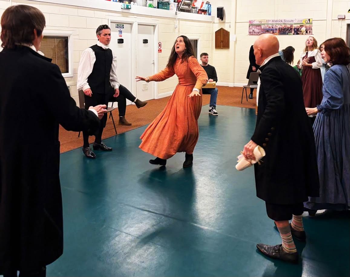 Rehearsing for The Crucible