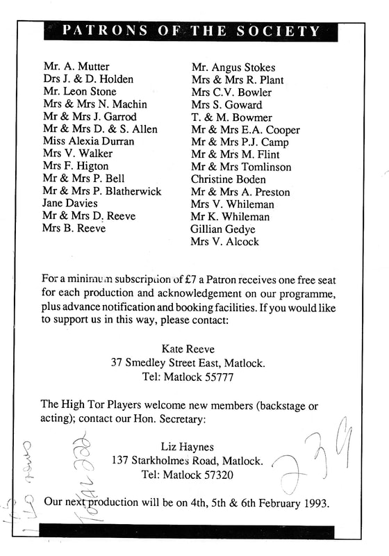 A Letter From The General, High Tor Players 1992, picture 5