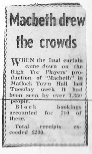 Macbeth, High Tor Players 1963, picture 9