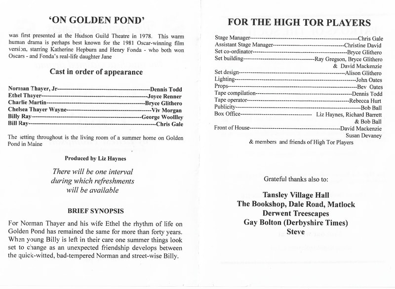 On Golden Pond, High Tor Players 2006, picture 1