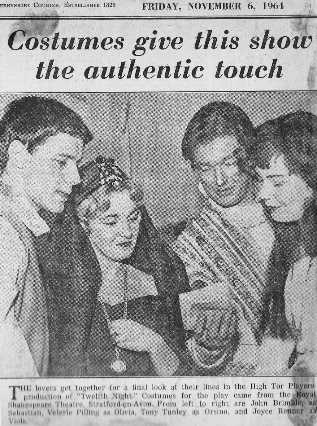 Twelfth Night, High Tor Players 1964, picture 1