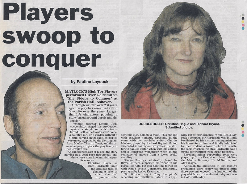 She Stoops To Conquer, High Tor Players 2011, picture 4