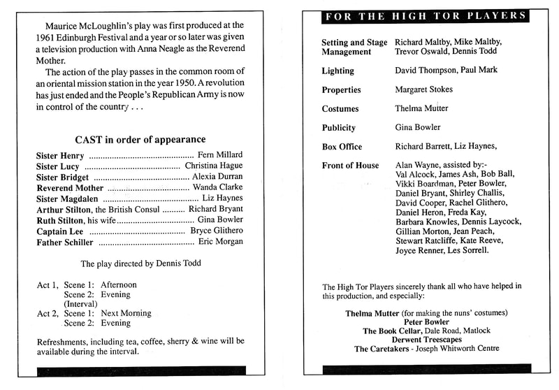 A Letter From The General, High Tor Players 1992, picture 4