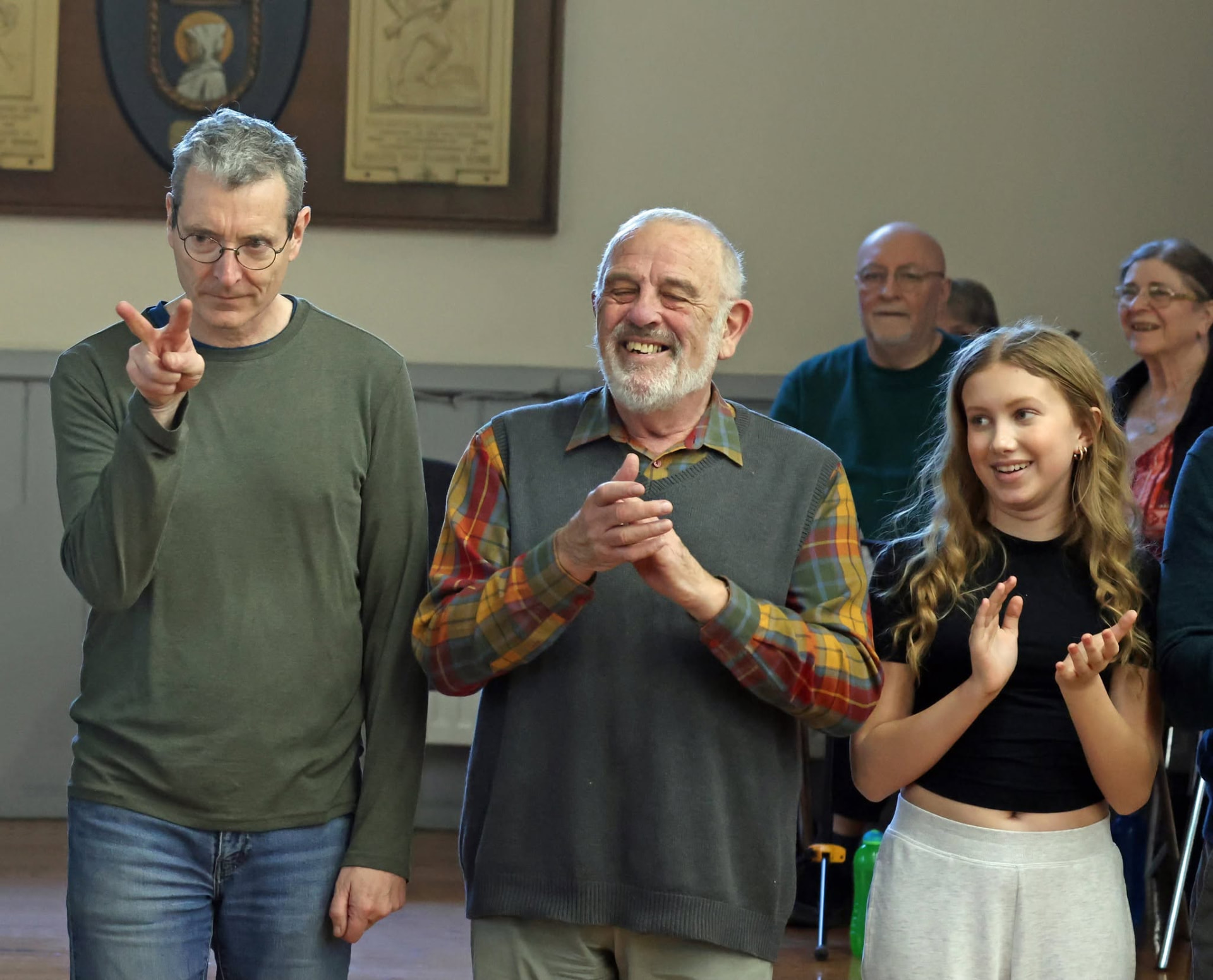 Rehearsing for Much Ado About Nothing