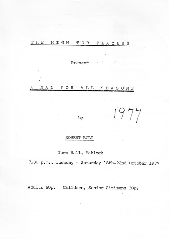 A Man For All Seasons, High Tor Players 1977, picture 3