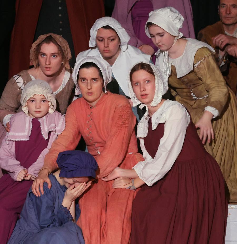 Rehearsing for The Crucible